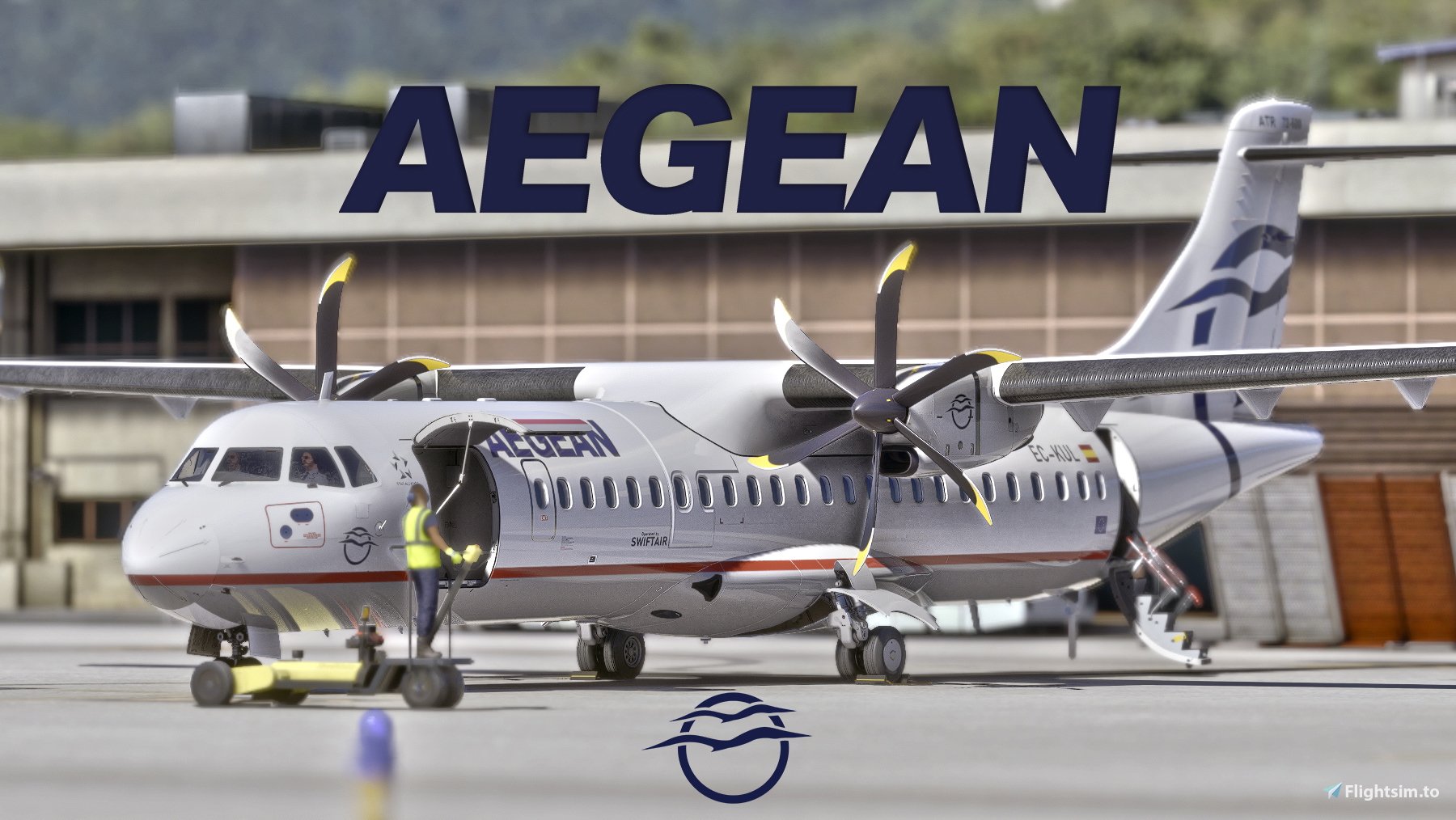 ATR 72-600 | Aegean - Swiftair | EC-KUL | 4K - Image 1