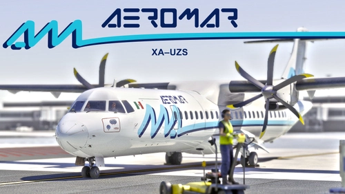 ATR 72-600 | Aeromar | XA-UZS | 4K