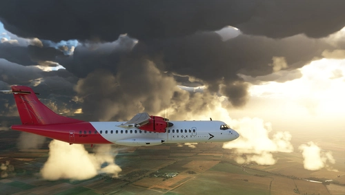 ATR 72-600 KROKS AIRLINES WHITE