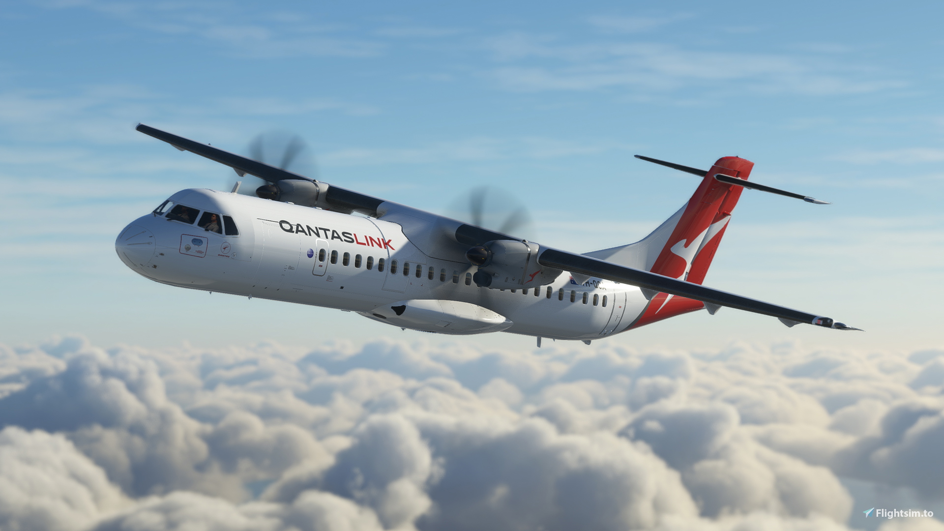 ATR 72-600 QantasLink VH-QOA 8K & 4K - Image 1