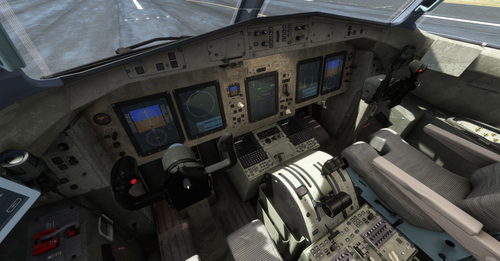 ATR 72 Doomsday's cockpit livery