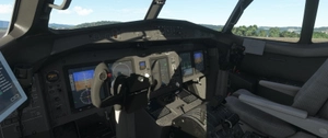 ATR 72/42 Cockpit Recolor - Black & Grey thumbnail 1
