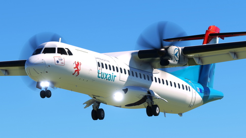 ATR 72-600 LUXAIR (LX-LGE based on Dash8 Q400) [8K]
