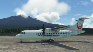 ATR42-600 Hokkaido Air System JA12HC - SNOW MIKU『雪ミク』livery thumbnail 2