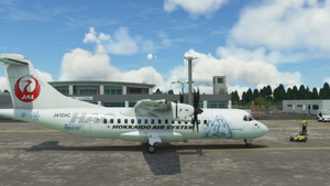 ATR42-600 Hokkaido Air System JA12HC - SNOW MIKU『雪ミク』livery thumbnail 4