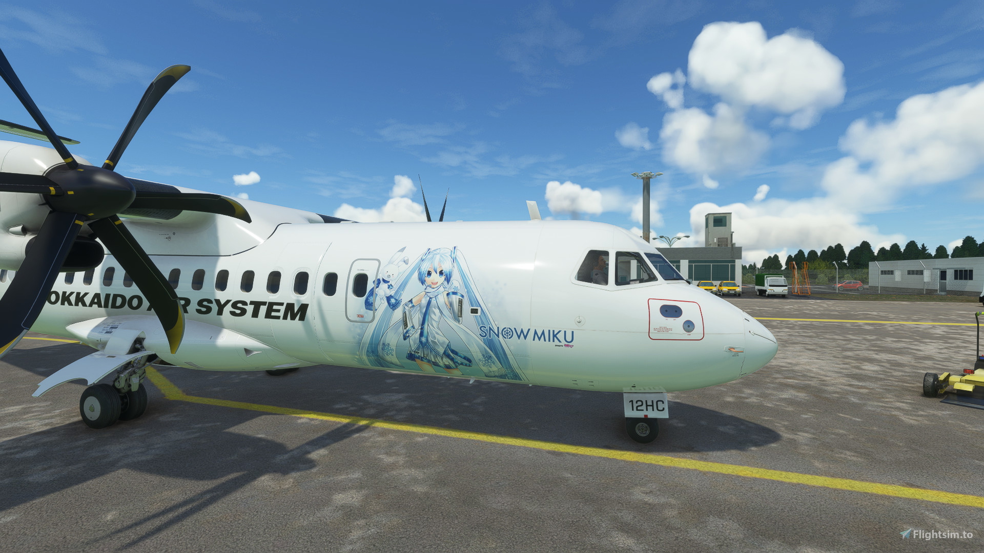 ART42-600 雪ミクモデル ATR42-600 Hokkaido Air System JA12HC - SNOW MIKU『雪ミク