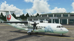 ATR42-600 Hokkaido Air System JA12HC - SNOW MIKU『雪ミク』livery thumbnail 7
