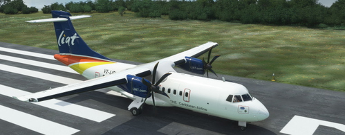 ATR42-600 LIAT Airline (V2-LID)