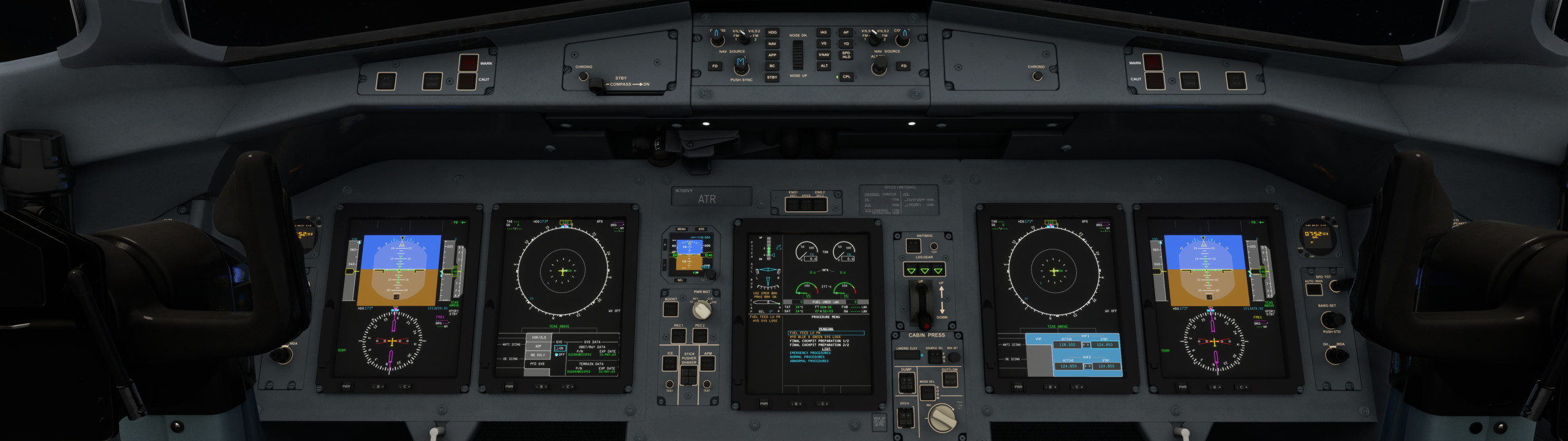 ATR42/72-600 | Grey Cockpit Textures - Image 1