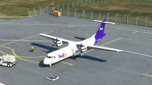 ATR72 FedEx - ASL Airlines (Real Cargo Interior)[4K]  thumbnail 1