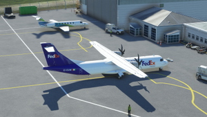 ATR72 FedEx - ASL Airlines (Real Cargo Interior)[4K]  thumbnail 2