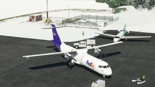 ATR72 FedEx - Morningstar Air Express (Real Cargo Interior)[4K] 
