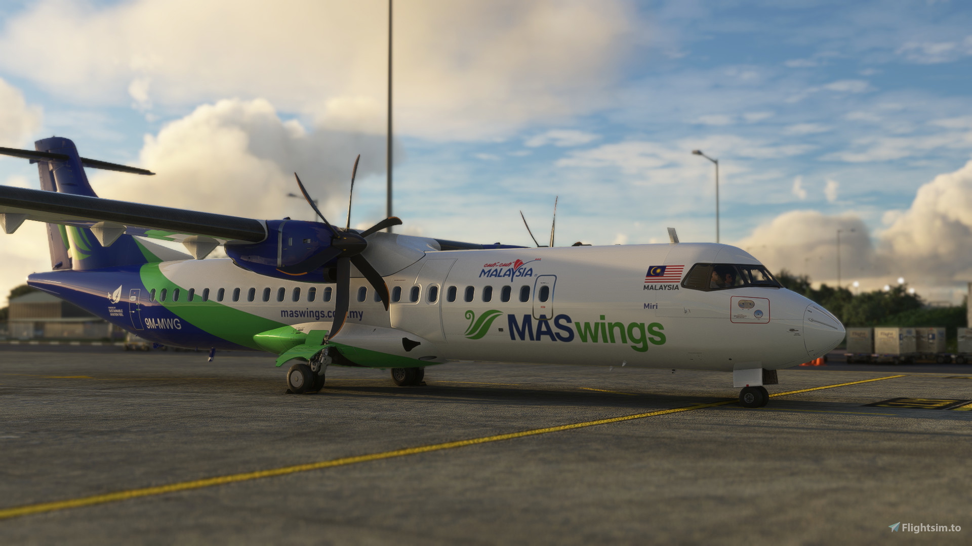 ATR76 Maswings 9M-MYA のために Microsoft Flight Simulator | MSFS