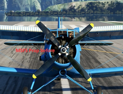 Authentic propeller overlay for Antonov AN-2 as requested