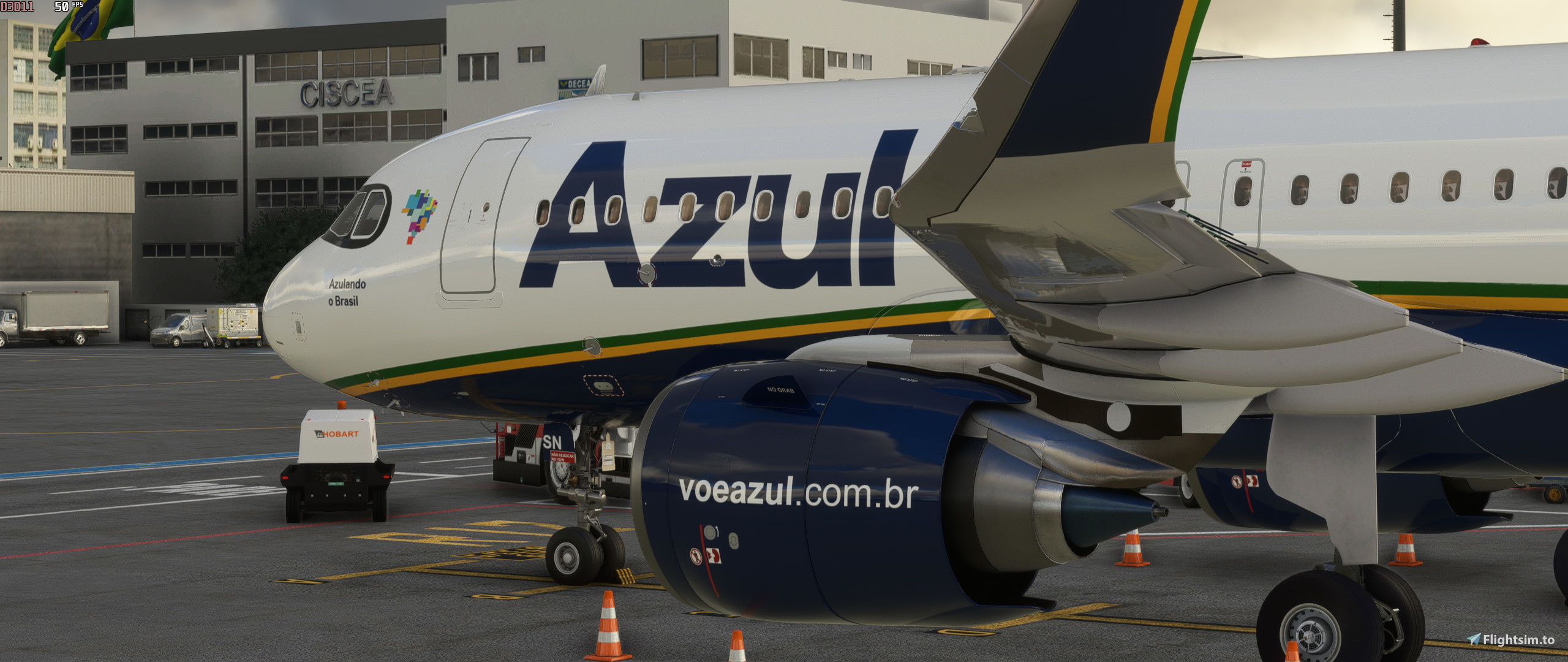 [A32NX] Azul A320neo PR-YSN 8K "Azulando o Brasil" | FlybyWire |  - Image 1