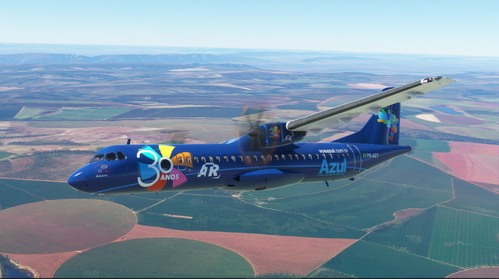 Azul (ATR's 30th Anniversary) | PR-AZY | Asobo ATR 72-600 | 8K