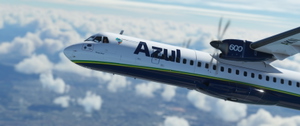 Azul (New Livery + Custom Cabin Interior) | PR-AKN | Asobo ATR 72-600 | 4K thumbnail 6