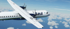 Azul (New Livery + Custom Cabin Interior) | PR-AKN | Asobo ATR 72-600 | 4K thumbnail 9