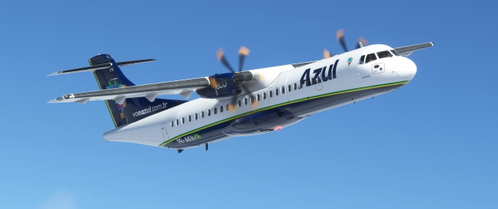 Azul (New Livery + Custom Cabin Interior) | PR-AKN | Asobo ATR 72-600 | 4K