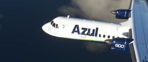 Azul (New Livery + Custom Cabin Interior) | PR-YXB | Asobo ATR 72-600 | 4K thumbnail 7