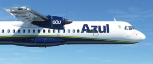 Azul (New Livery + Custom Cabin Interior) | PR-YXB | Asobo ATR 72-600 | 4K thumbnail 4