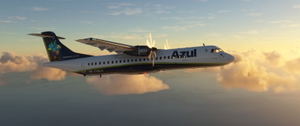 Azul (New Livery + Custom Cabin Interior) | PR-YXB | Asobo ATR 72-600 | 4K thumbnail 12