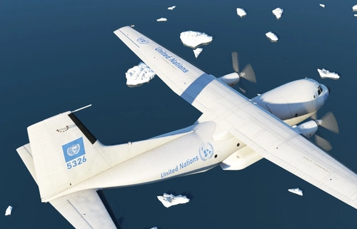 Azurpoly C-160 Transall United Nations (UN), grey scheme