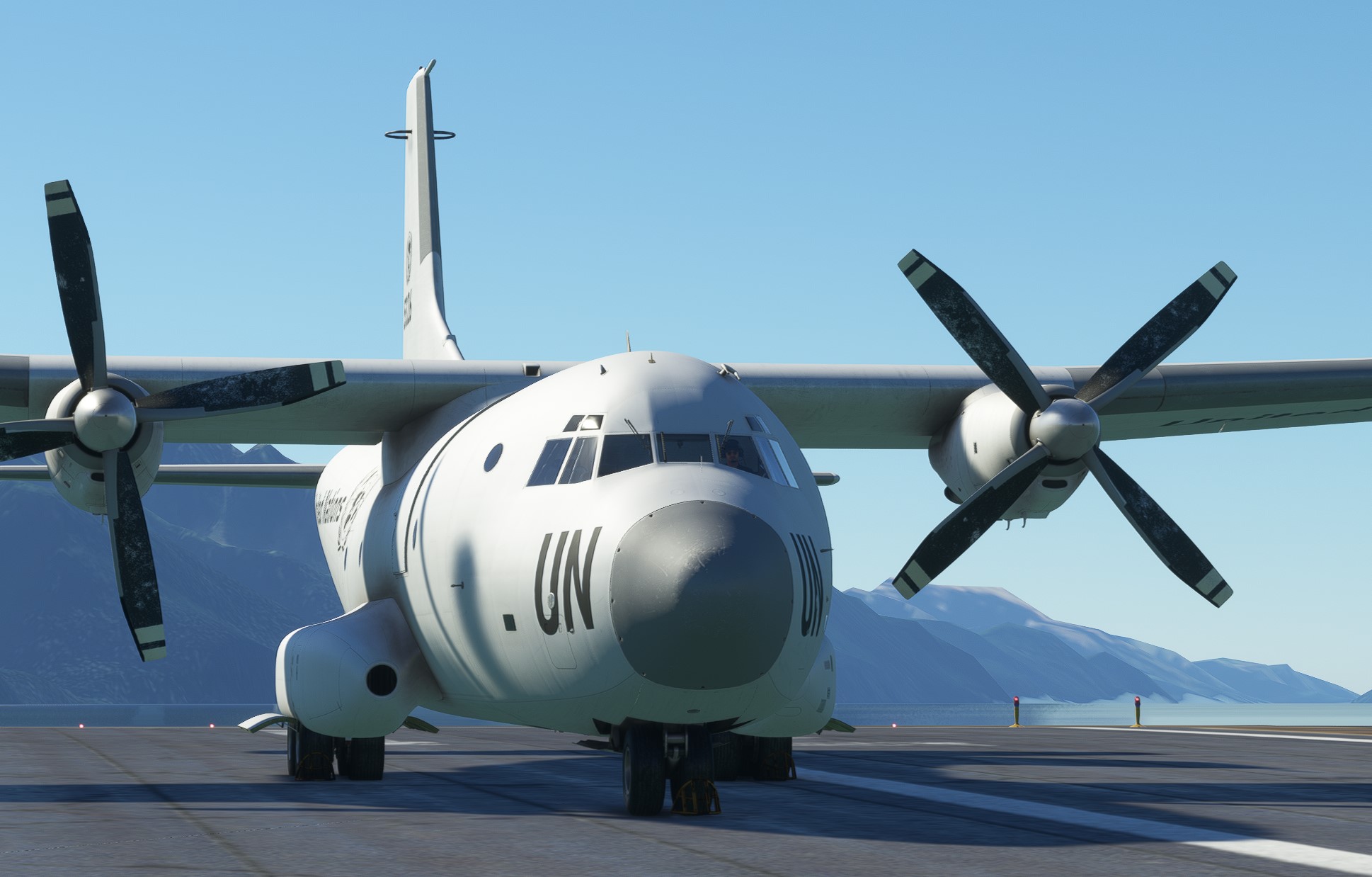 Azurpoly C-160 Transall United Nations (White Livery) - Image 1