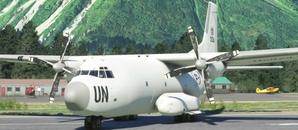 Azurpoly C-160 Transall United Nations (White Livery) thumbnail 3