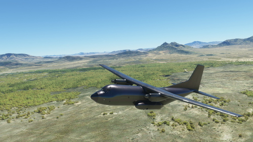AzurPoly Transall C160 "Gun Metal" Livery