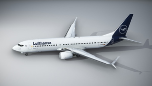 PMDG B737-800 SSW Lufthansa D-ABKF thumbnail 2