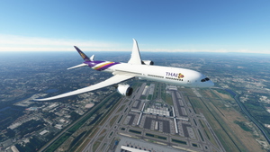Asobo Boeing 787-10｜Thai Airways  [8K] [PACK HS-TWA-TWB] thumbnail 1