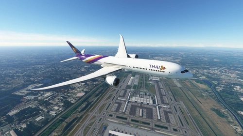 Asobo Boeing 787-10｜Thai Airways  [8K] [PACK HS-TWA-TWB]