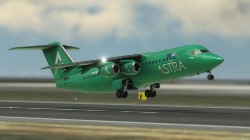 BAe 146-300 Astra Airlines Green SX-DIX [4K]