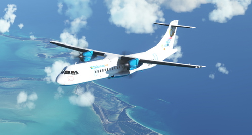 Bahamasair (C6-BFQ) - Asobo ATR 72-600