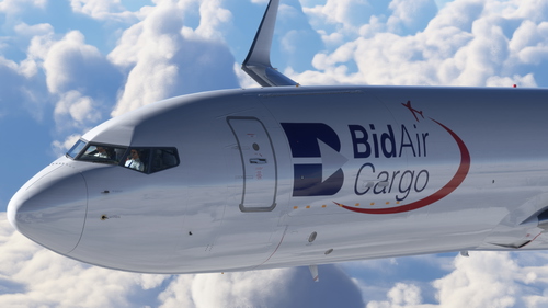 BidAir Cargo Boeing 737-800BDSF PMDG BW ZS-TGZ
