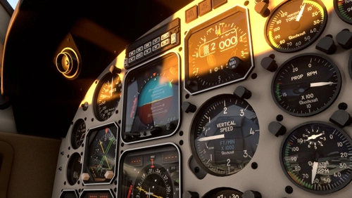 Black Square Beech King Air -Enhanced Cockpit