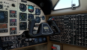 Black Square Beech King Air -Enhanced Cockpit thumbnail 4