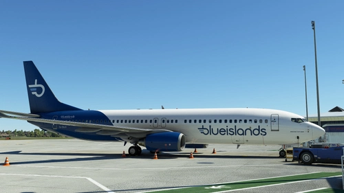 Blue Islands G-ISLX [PMDG 737-800] [8K] [Fictional]