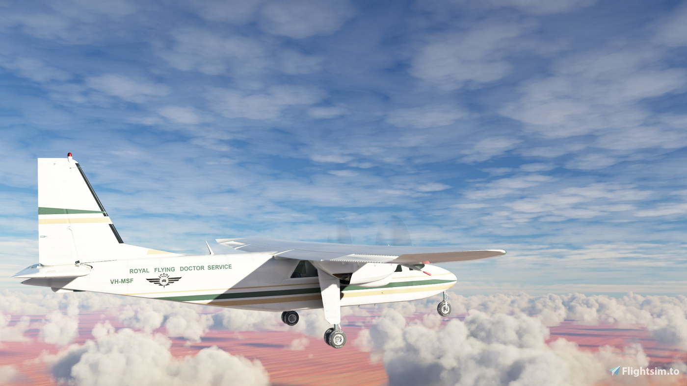 BN-2 Royal Flying Doctors Service for Microsoft Flight Simulator | MSFS