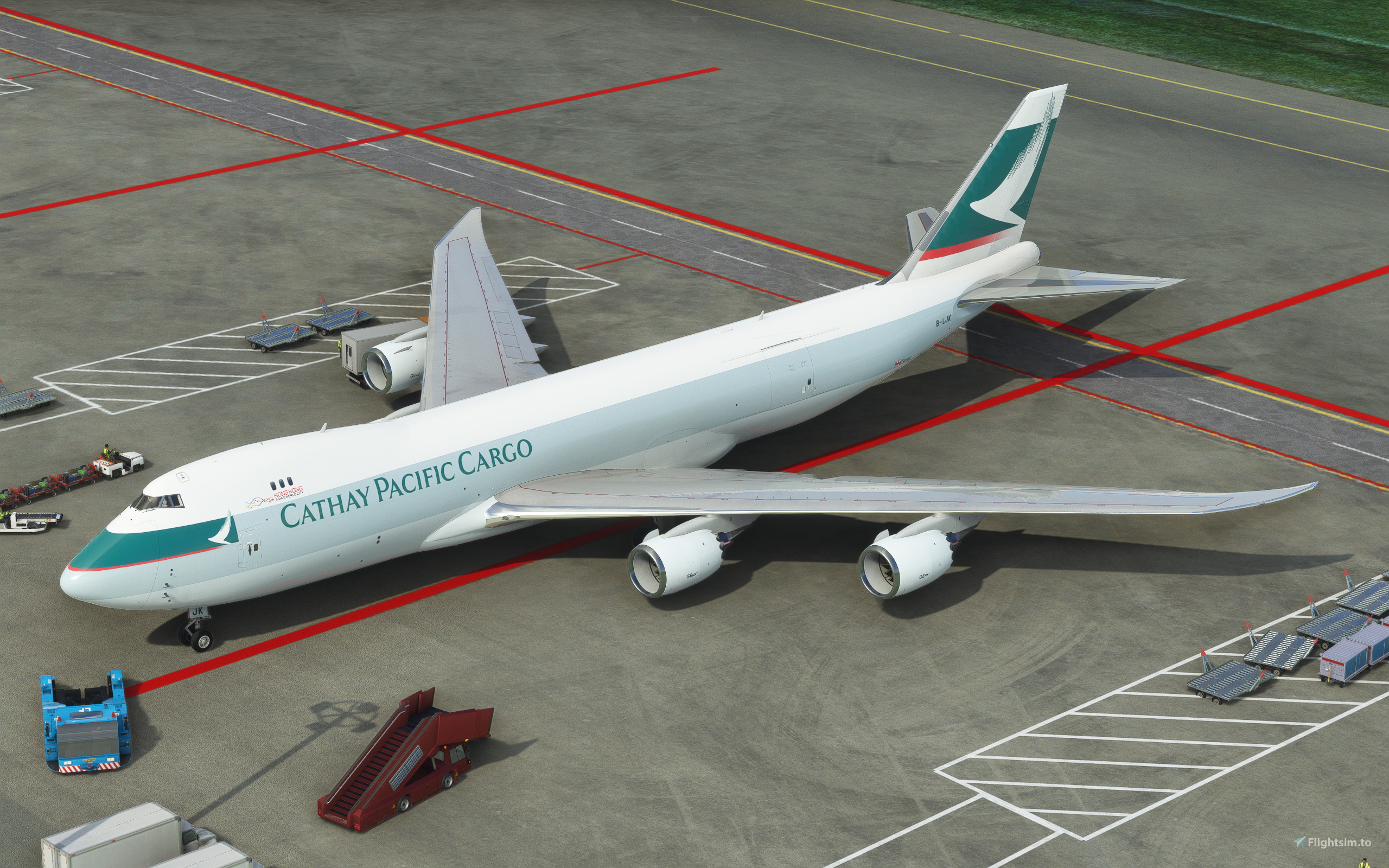 Boeing 747-8F Cathay Pacific Cargo (B-LJK) for Microsoft