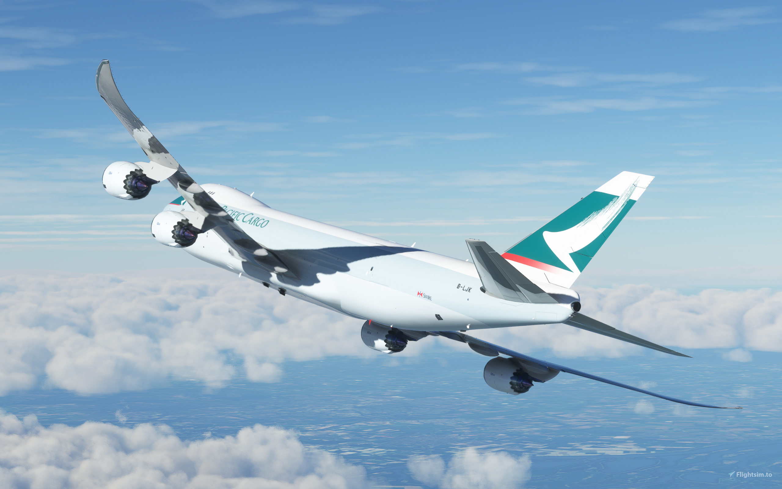 航空機・ヘリコプター SQ 1:200 Cathay Pacific B747-8F B-LJA SQ Wings 1:200 Cathay Pacific Cargo Boeing B747-8F Diecast