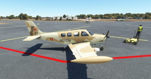Bonanza N07CM Livery for Asobo and BlackSquare