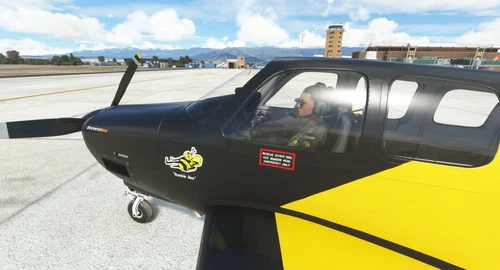Bonanza N57RB "Rumble Bee" Livery for Asobo/BlackSquare