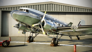 British Midland (G-AOGZ) | Asobo Douglas DC-3 | Into the Blue Simulations thumbnail 3