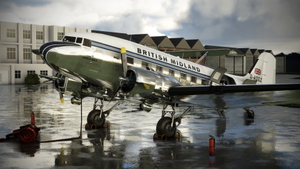 British Midland (G-AOGZ) | Asobo Douglas DC-3 | Into the Blue Simulations thumbnail 5