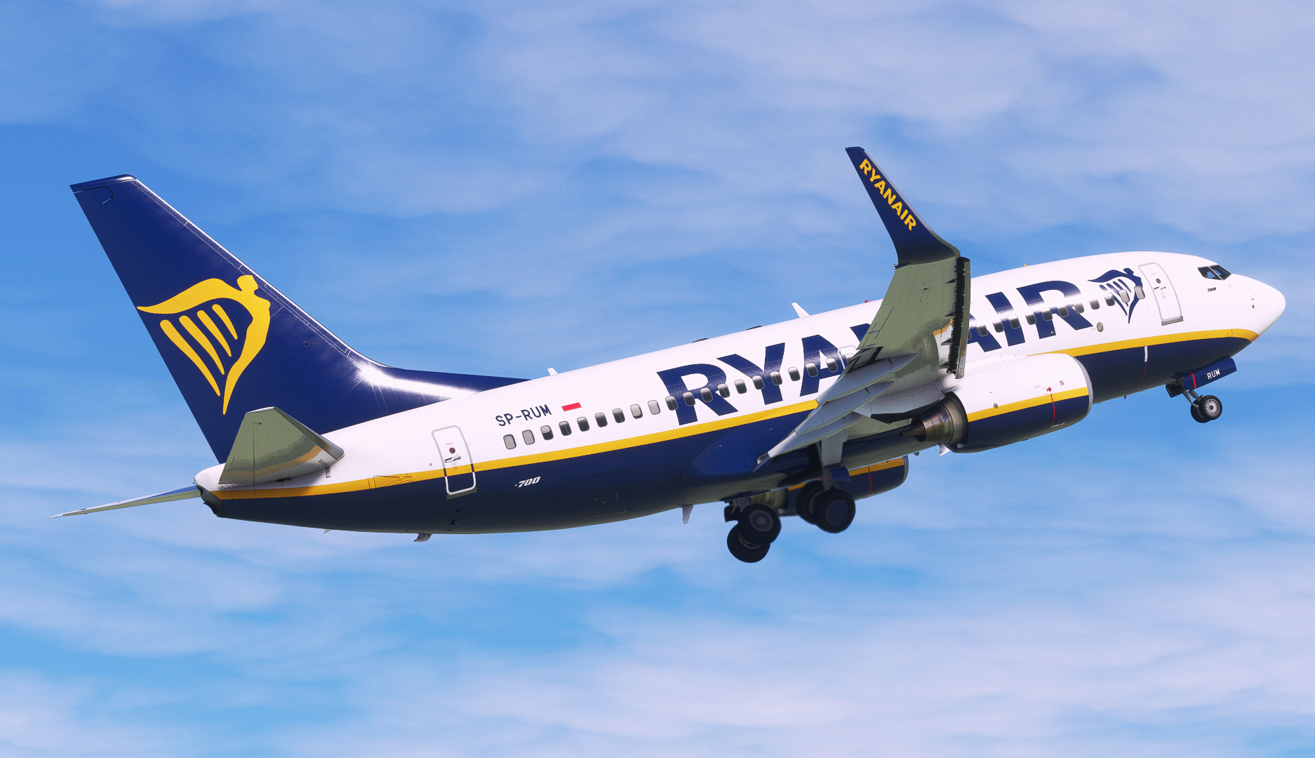 BUZZ (Ryanair) PMDG 737-700 SP-RUM - Image 1