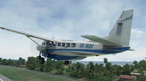 C208 Asobo & Black Square C6-WAV livery