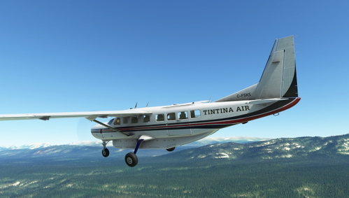 C208 Tintina Air Asobo/ Black Square livery