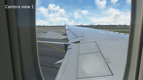 Camera views for asobo 747